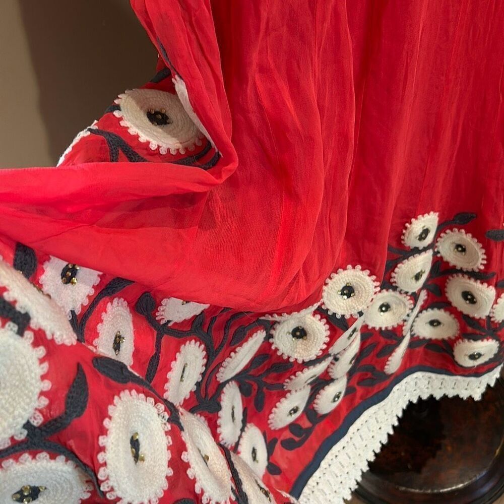 Spectacular Red Embellished Dress - Picture 11 of 17
